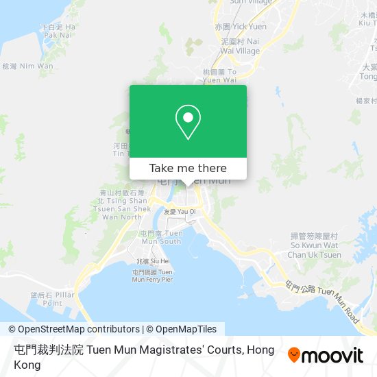屯門裁判法院 Tuen Mun Magistrates' Courts map