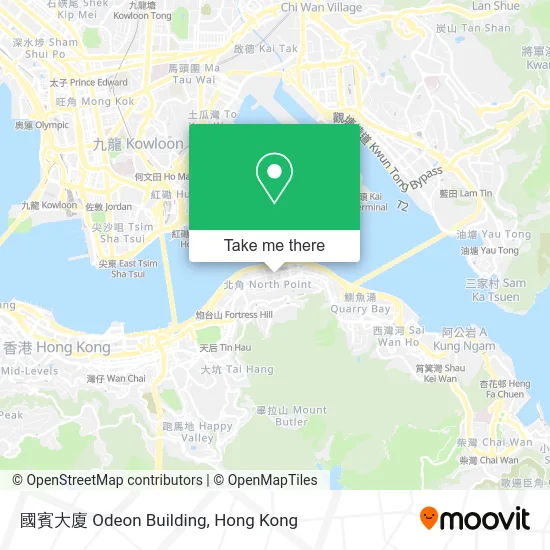 國賓大廈 Odeon Building map