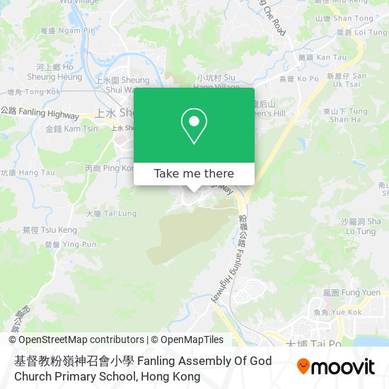 基督教粉嶺神召會小學 Fanling Assembly Of God Church Primary School map