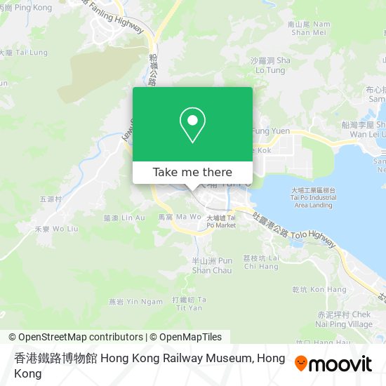 香港鐵路博物館 Hong Kong Railway Museum map