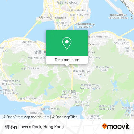 姻緣石 Lover's Rock map