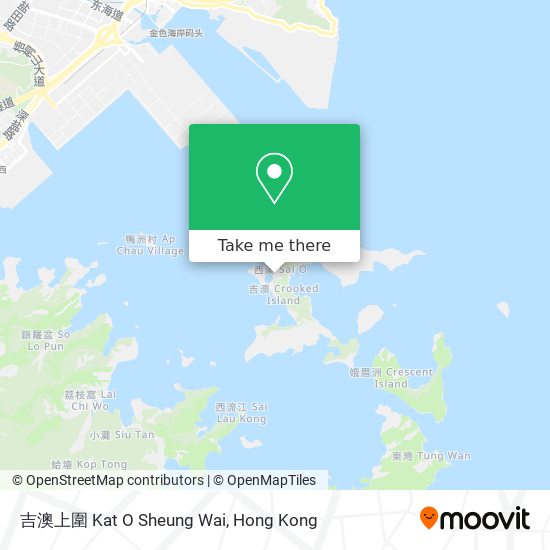 吉澳上圍 Kat O Sheung Wai map