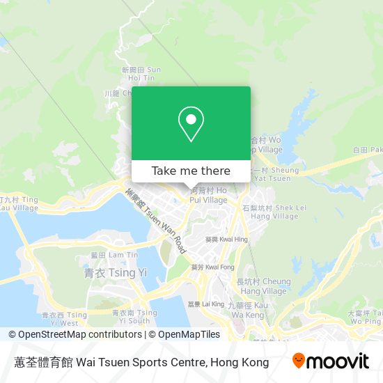 蕙荃體育館 Wai Tsuen Sports Centre map