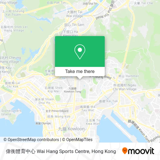 偉衡體育中心 Wai Hang Sports Centre map