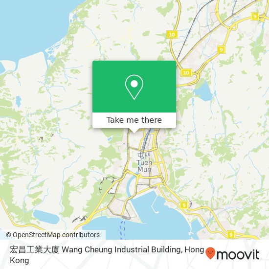 宏昌工業大廈 Wang Cheung Industrial Building map