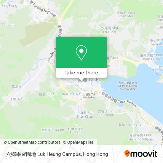 六鄉學習園地 Luk Heung Campus map