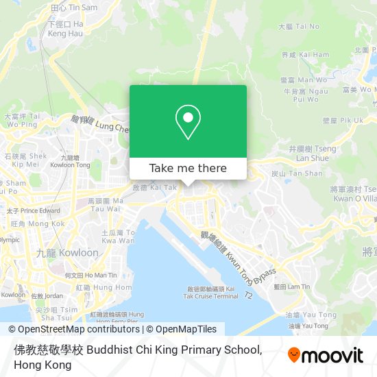 佛教慈敬學校 Buddhist Chi King Primary School map