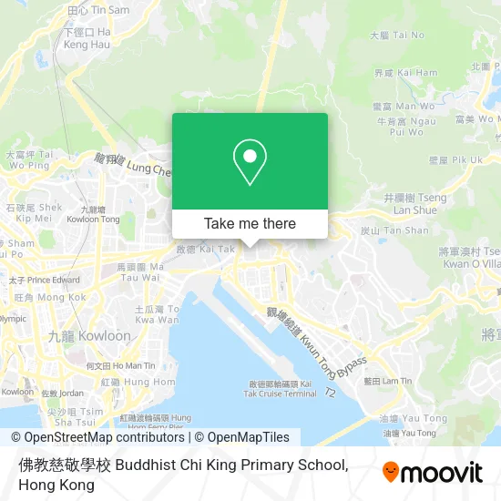 佛教慈敬學校 Buddhist Chi King Primary School地圖