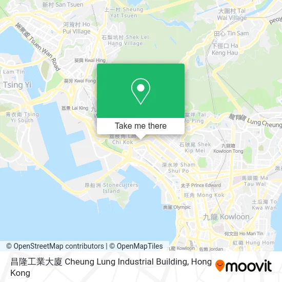 昌隆工業大廈 Cheung Lung Industrial Building map