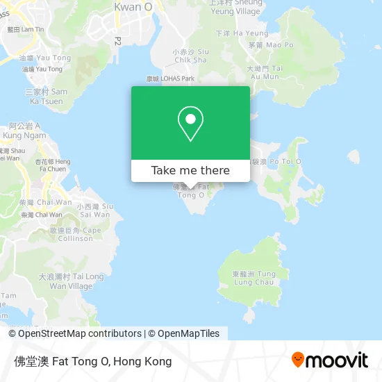 佛堂澳 Fat Tong O地圖