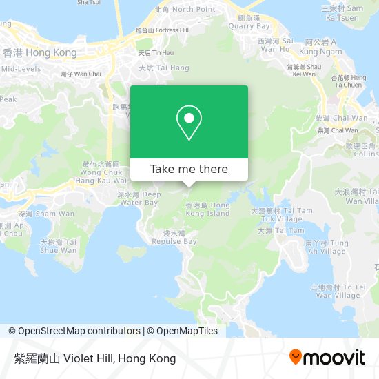 紫羅蘭山 Violet Hill map