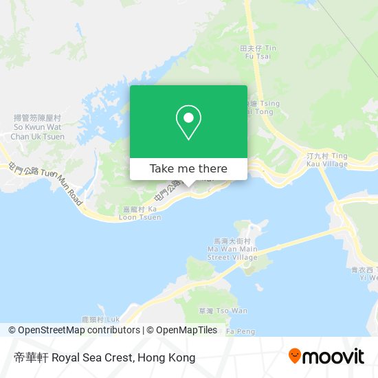 帝華軒 Royal Sea Crest map