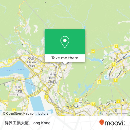 緯興工業大廈 map