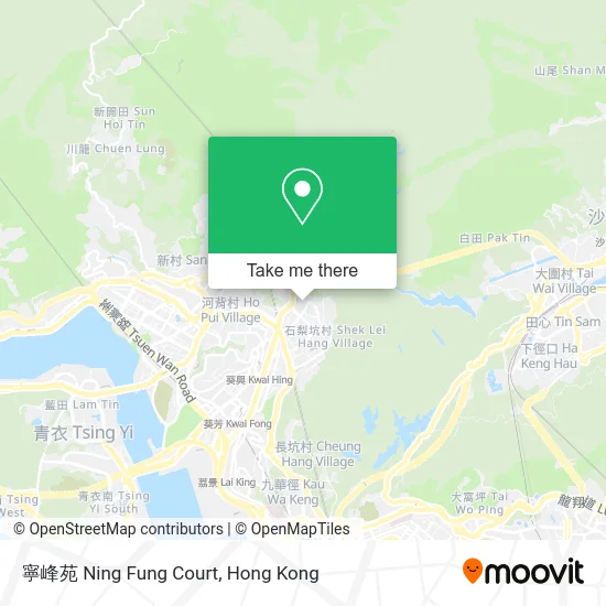 寧峰苑 Ning Fung Court map