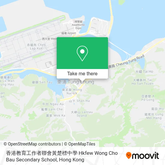 香港教育工作者聯會黃楚標中學 Hkfew Wong Cho Bau Secondary School map