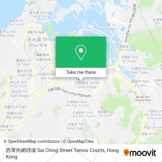 西菁街網球場 Sai Ching Street Tennis Courts map
