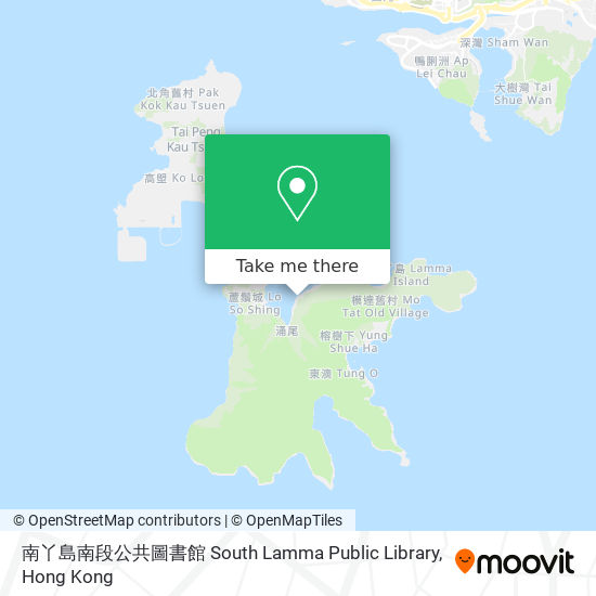 南丫島南段公共圖書館 South Lamma Public Library map