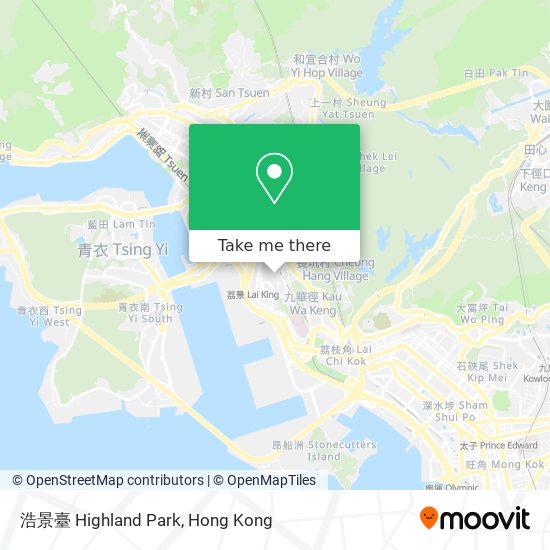 浩景臺 Highland Park map