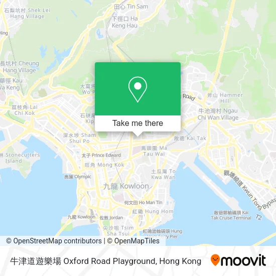 牛津道遊樂場 Oxford Road Playground map