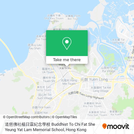 道慈佛社楊日霖紀念學校 Buddhist To Chi Fat She Yeung Yat Lam Memorial School map