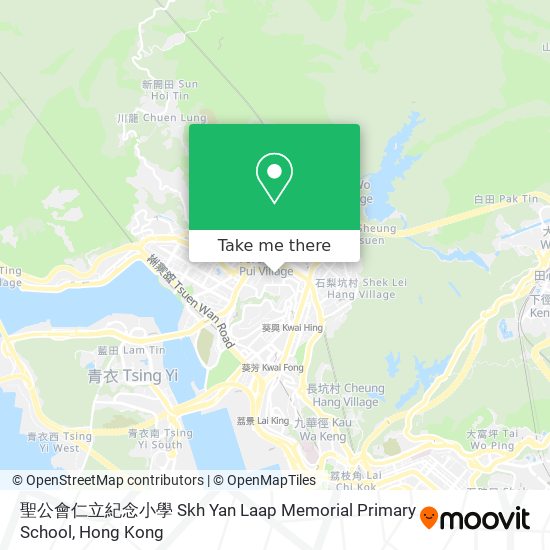 聖公會仁立紀念小學 Skh Yan Laap Memorial Primary School map