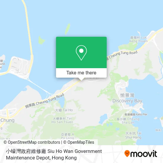 小蠔灣政府維修廠 Siu Ho Wan Government Maintenance Depot map