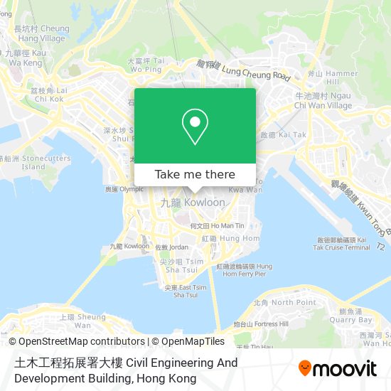 土木工程拓展署大樓 Civil Engineering And Development Building map