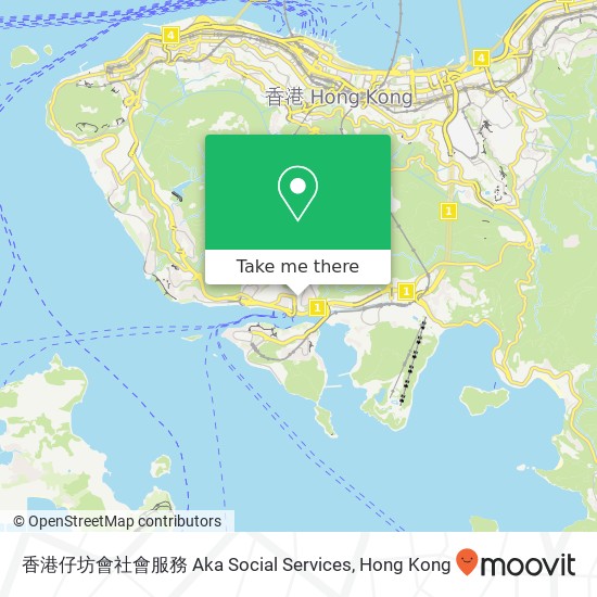 香港仔坊會社會服務 Aka Social Services map