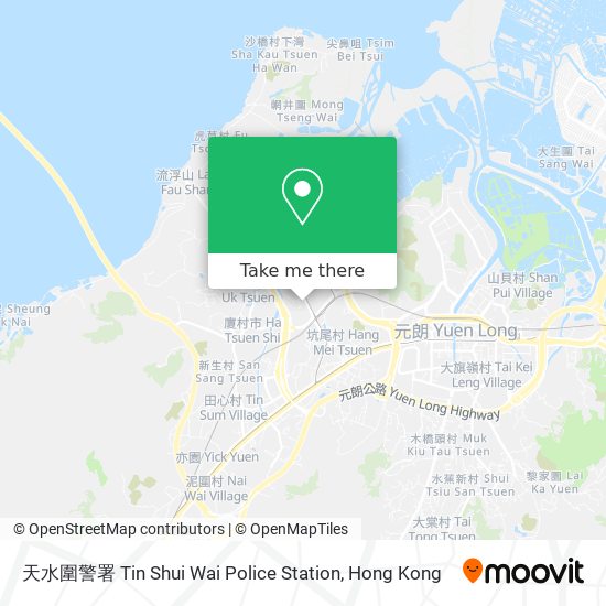 天水圍警署 Tin Shui Wai Police Station map