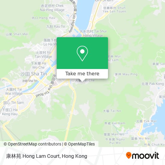 康林苑 Hong Lam Court map