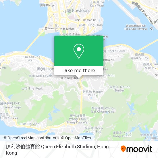 伊利沙伯體育館 Queen Elizabeth Stadium地圖