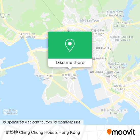 青松樓 Ching Chung House map