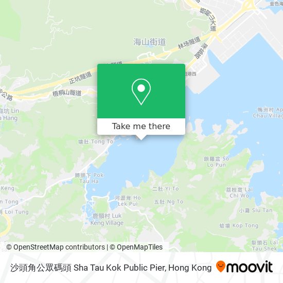 沙頭角公眾碼頭 Sha Tau Kok Public Pier map