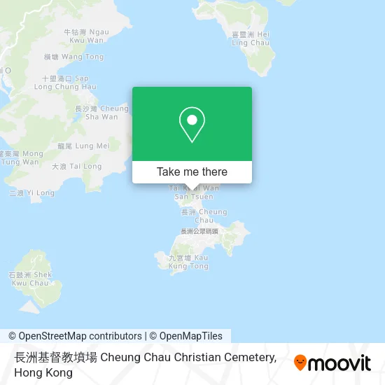 長洲基督教墳場 Cheung Chau Christian Cemetery地圖