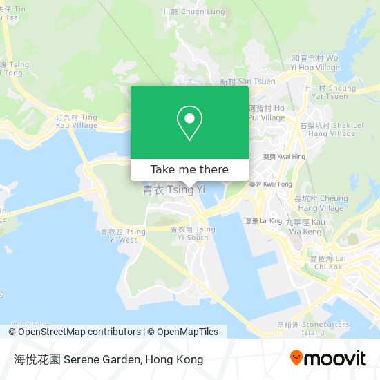 海悅花園 Serene Garden map