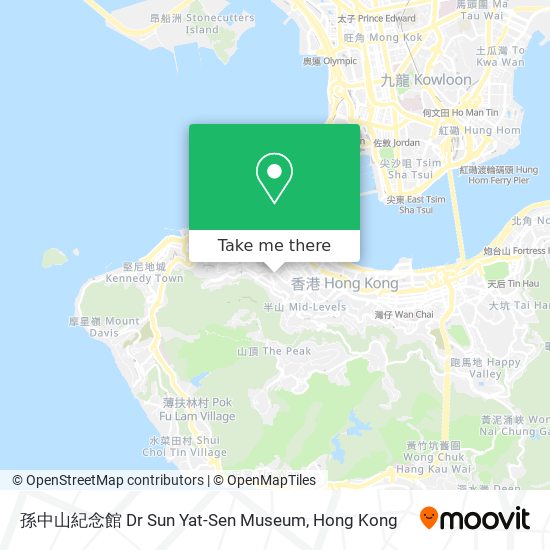 孫中山紀念館 Dr Sun Yat-Sen Museum map