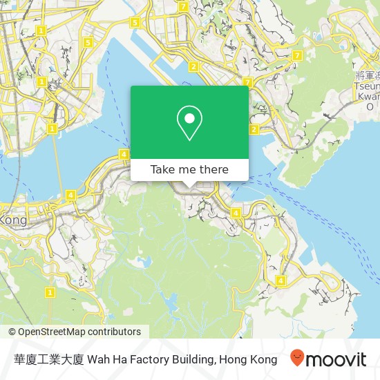 華廈工業大廈 Wah Ha Factory Building map