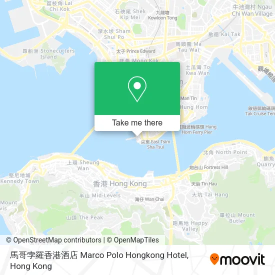 馬哥孛羅香港酒店 Marco Polo Hongkong Hotel地圖