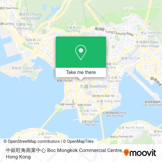中銀旺角商業中心 Boc Mongkok Commercial Centre地圖