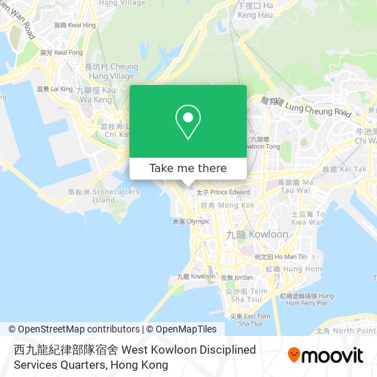 西九龍紀律部隊宿舍 West Kowloon Disciplined Services Quarters map