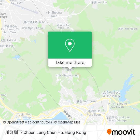 川龍圳下 Chuen Lung Chun Ha map