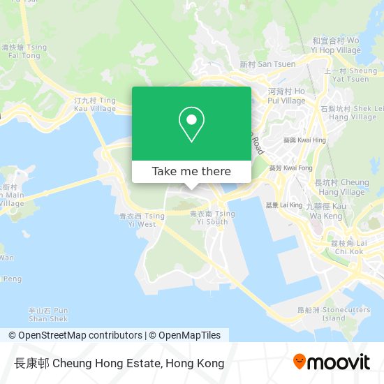 長康邨 Cheung Hong Estate map