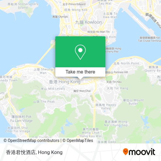 香港君悅酒店地圖