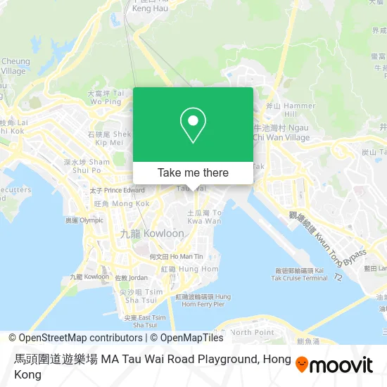馬頭圍道遊樂場 MA Tau Wai Road Playground map