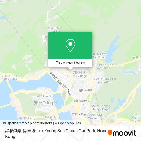 綠楊新邨停車場 Luk Yeung Sun Chuen Car Park map