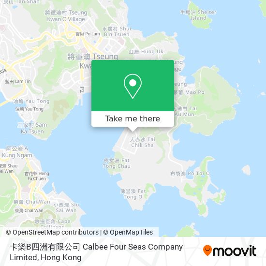 卡樂B四洲有限公司 Calbee Four Seas Company Limited map