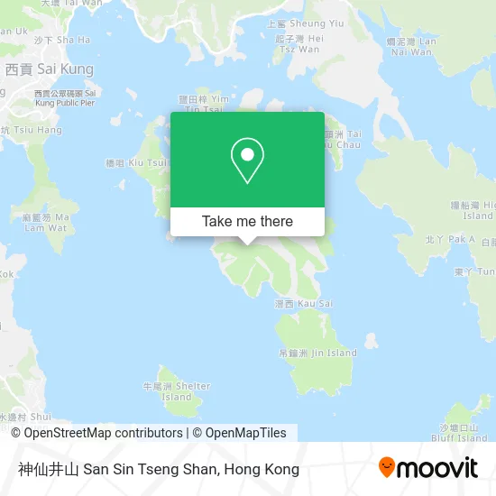 神仙井山 San Sin Tseng Shan map
