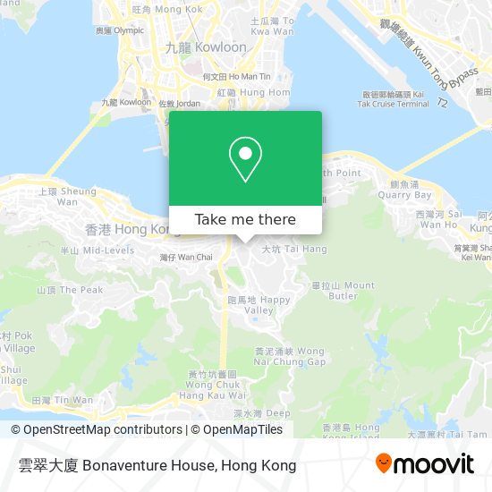 雲翠大廈 Bonaventure House地圖