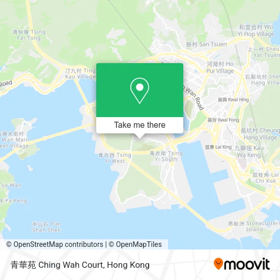青華苑 Ching Wah Court map