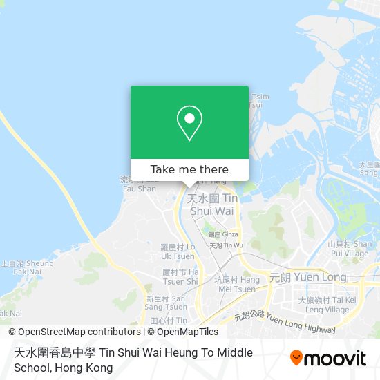 天水圍香島中學 Tin Shui Wai Heung To Middle School map